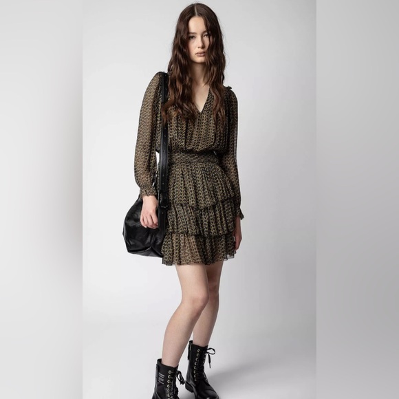 Zadig & Voltaire Dresses & Skirts - Zadig & Voltaire Rulie Chiffon ZV Dress NWT